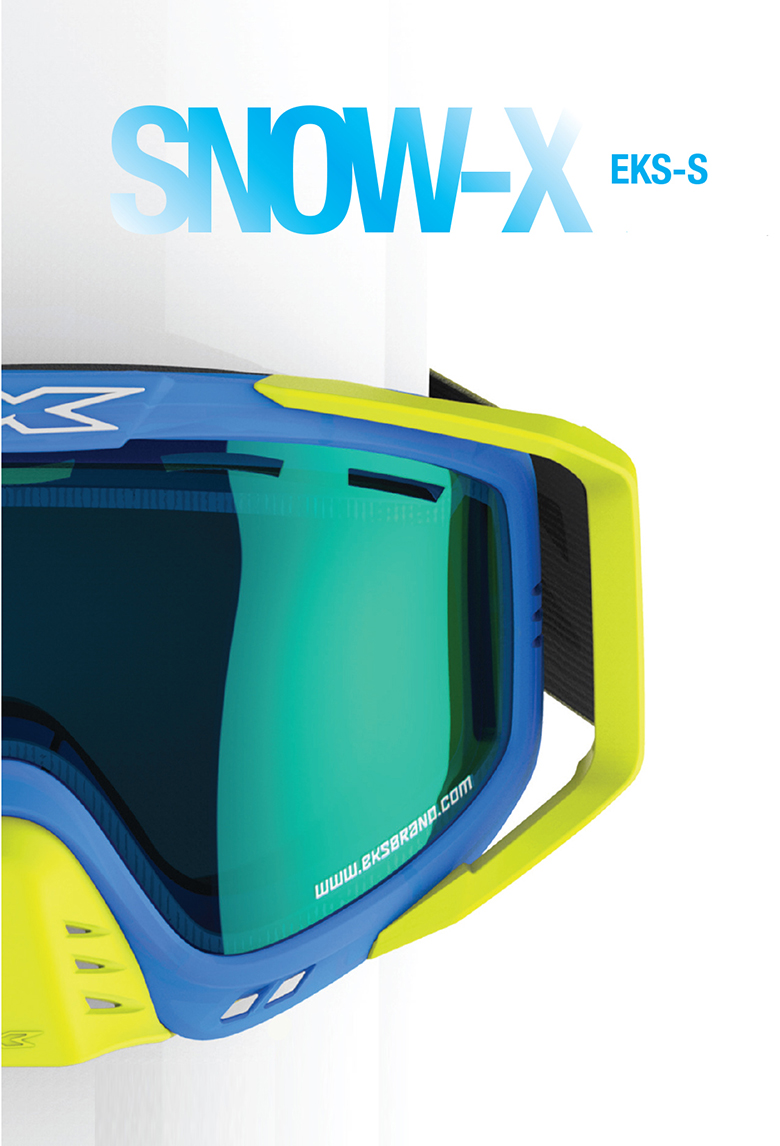 EKS Brand:イーケーエスブランド SNOW X スノーゴーグル アンチフォグコーティングダブルレンズ ベンテッド