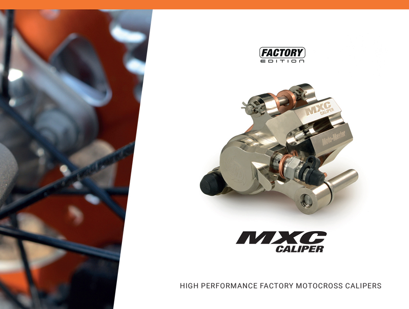 Moto-Master ビレットMXC ファクトリーエディションリアラジアルキャリパー パッド付 (Nickel plated)