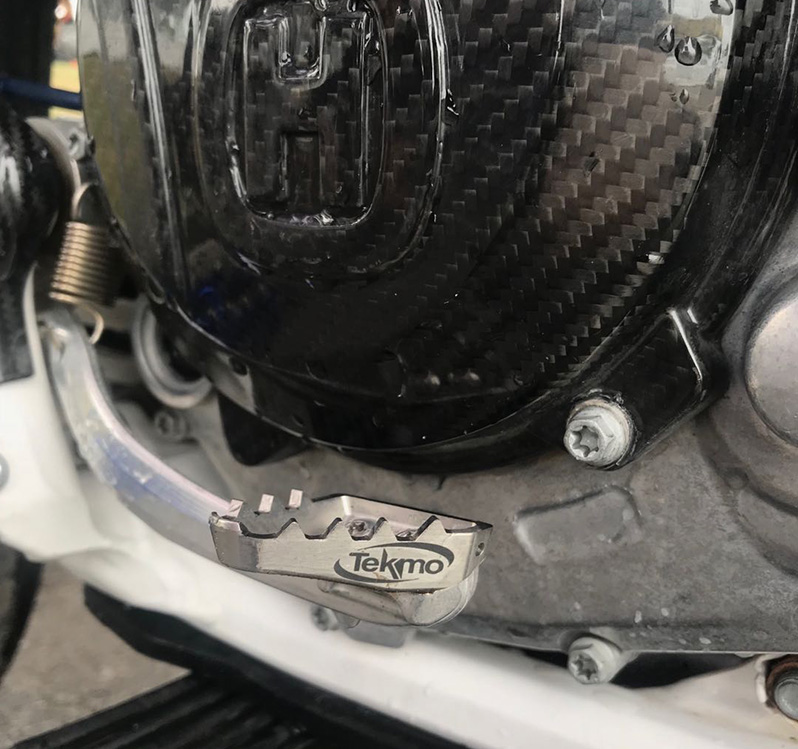 Tekmo Racing KTM/Husqvarna用チタン ブレーキティップ