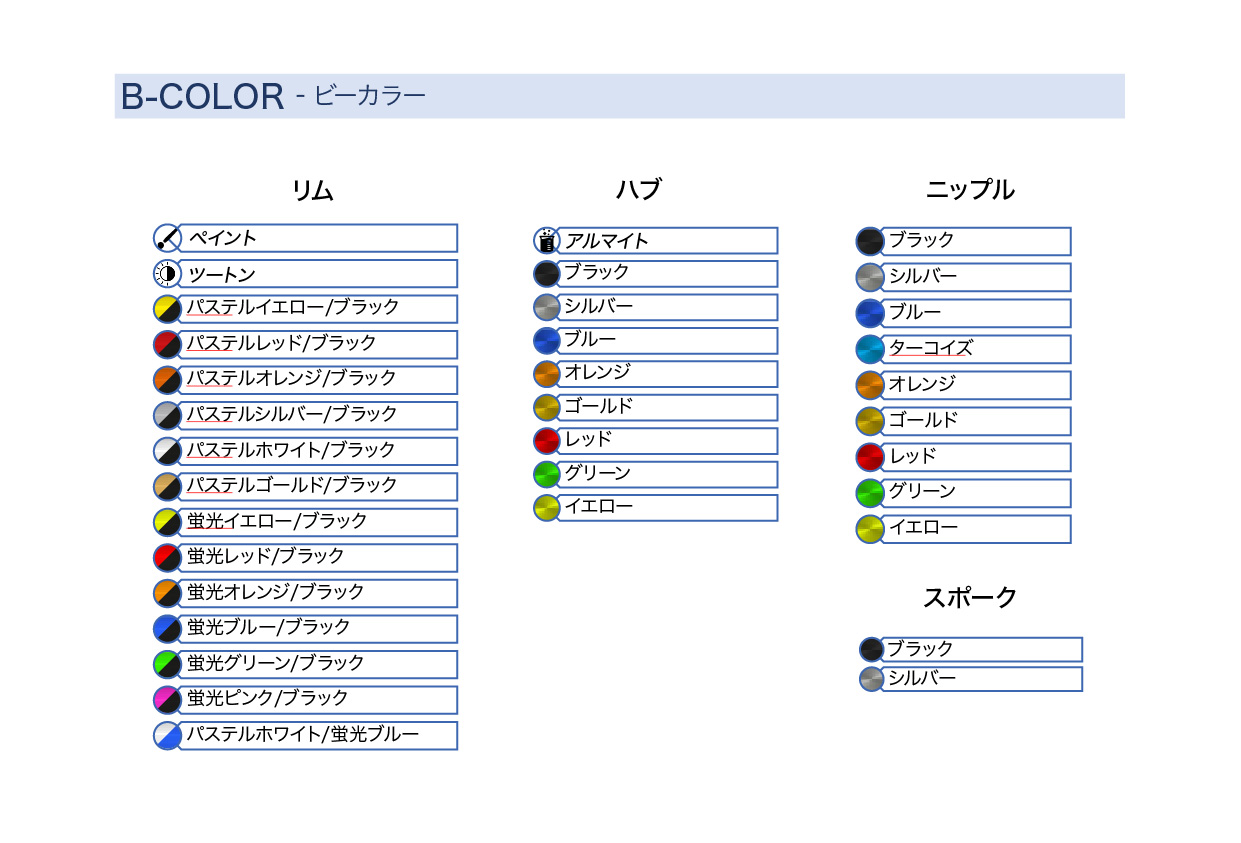 alpina アルピナチューブレスホイール B-Color