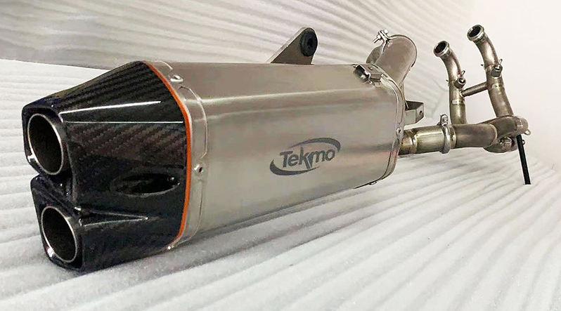 Tekmo Racing KTM 790/890 Adventure/ Adventure R, Husqvarna Norden 901用チタンマフラー・フルセット
