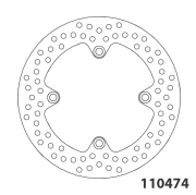 Moto-Master  ロードモデル HALOリアブレーキディスク110474