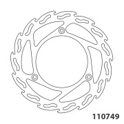 Moto-Master フレイムフロントブレーキディスク 110749