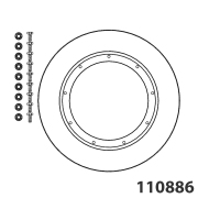 Moto-Master  ロードモデル HALOブレーキディスク ソリッドタイプ 110886