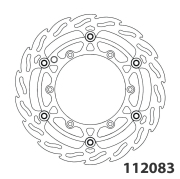 Moto-Master MXフローティングフレイムディスク 112083