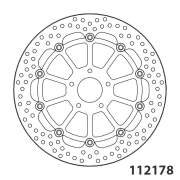 Moto-Master  ロードモデル HALOフロントブレーキディスク フローティングタイプ112178