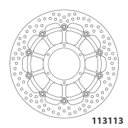 Moto-Master  ロードモデル HALOフロントブレーキディスク フローティングタイプ113113