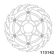 Moto-Master  ロードモデル フレイムブレーキディスク フローティングタイプ113142