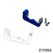 Moto-Master モトマスター ファクトリーフロントブレーキキャリパーサポート 240&260mm ブルー