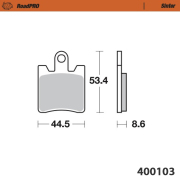 Moto-Master ブレーキパッド 400103