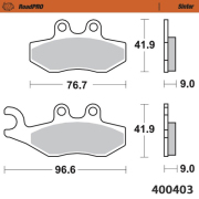 Moto-Master ブレーキパッド 400403