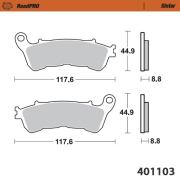 Moto-Master ブレーキパッド 401103