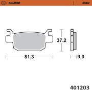 Moto-Master ブレーキパッド 401203