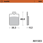 Moto-Master ブレーキパッド 401503
