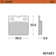 Moto-Master ブレーキパッド 401601