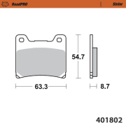 Moto-Master ブレーキパッド 401802