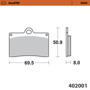 Moto-Master ブレーキパッド 402001