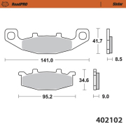 Moto-Master ブレーキパッド 402102