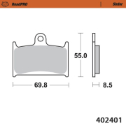 Moto-Master ブレーキパッド 402401