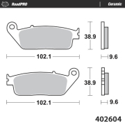 Moto-Master ブレーキパッド 402604