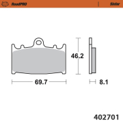 Moto-Master ブレーキパッド 402701