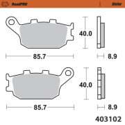 Moto-Master ブレーキパッド 403102