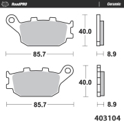 Moto-Master ブレーキパッド 403104