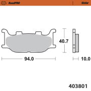 Moto-Master ブレーキパッド 403801