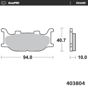 Moto-Master ブレーキパッド 403804