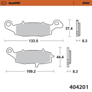Moto-Master ブレーキパッド 404201