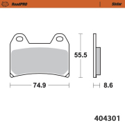 Moto-Master ブレーキパッド 404301