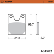 Moto-Master ブレーキパッド 404902