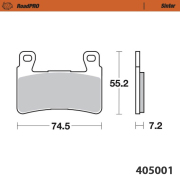 Moto-Master ブレーキパッド 405001
