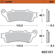 Moto-Master ブレーキパッド 405101