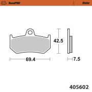 Moto-Master ブレーキパッド 405602
