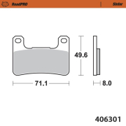 Moto-Master ブレーキパッド 406301