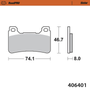 Moto-Master ブレーキパッド 406401