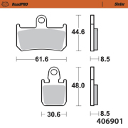 Moto-Master ブレーキパッド 406901