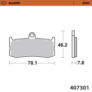 Moto-Master ブレーキパッド 407301