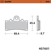 Moto-Master ブレーキパッド 407601