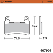 Moto-Master ブレーキパッド 407901