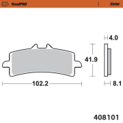 Moto-Master ブレーキパッド 408101