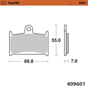 Moto-Master ブレーキパッド 409601