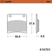 Moto-Master ブレーキパッド 410701