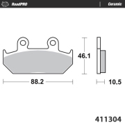 Moto-Master ブレーキパッド 411304