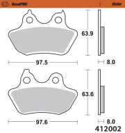 Moto-Master ブレーキパッド 412002