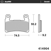 Moto-Master ブレーキパッド 414904