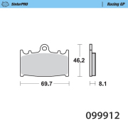 Moto-Masterオフロードブレーキパッド シンタープロ レーシングGP