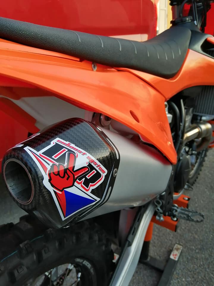 DVR MX Hexagon exhaust KTM SX-F250/350/450 MX full system